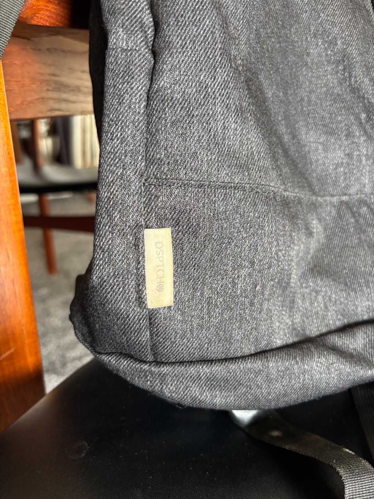 DSPTCH Black/Grey Heather Daypack Backpack Laptop Gym