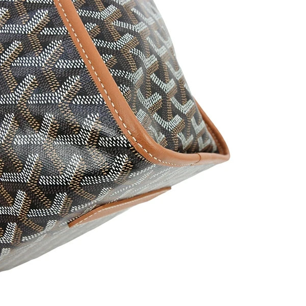 GOYARD Saint Leger Herringbone Goyardine canvas Backpack Black Brown Men