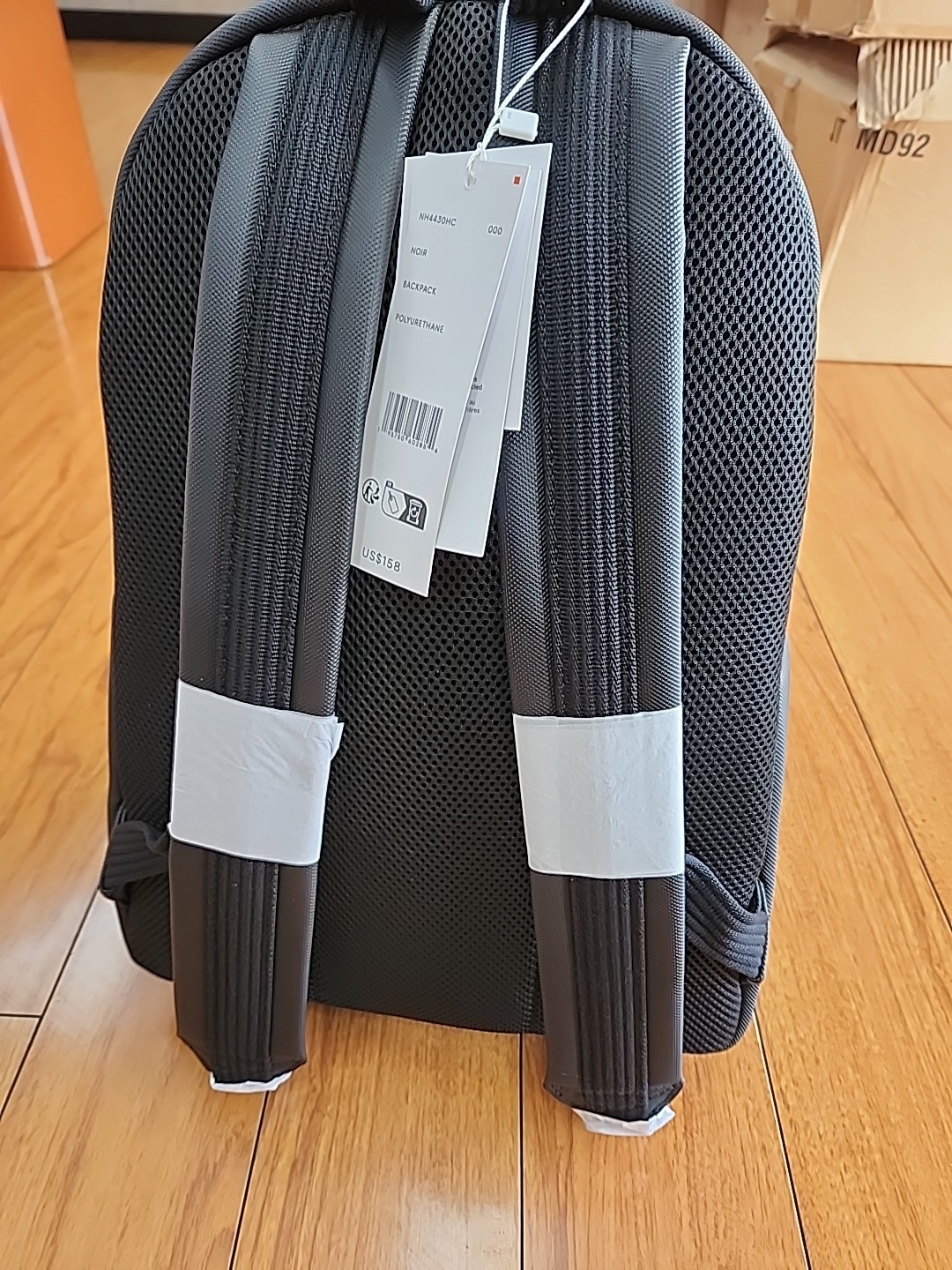 Lacoste Classic Backpack Black Croc Logo Product Ref:NH4430HC