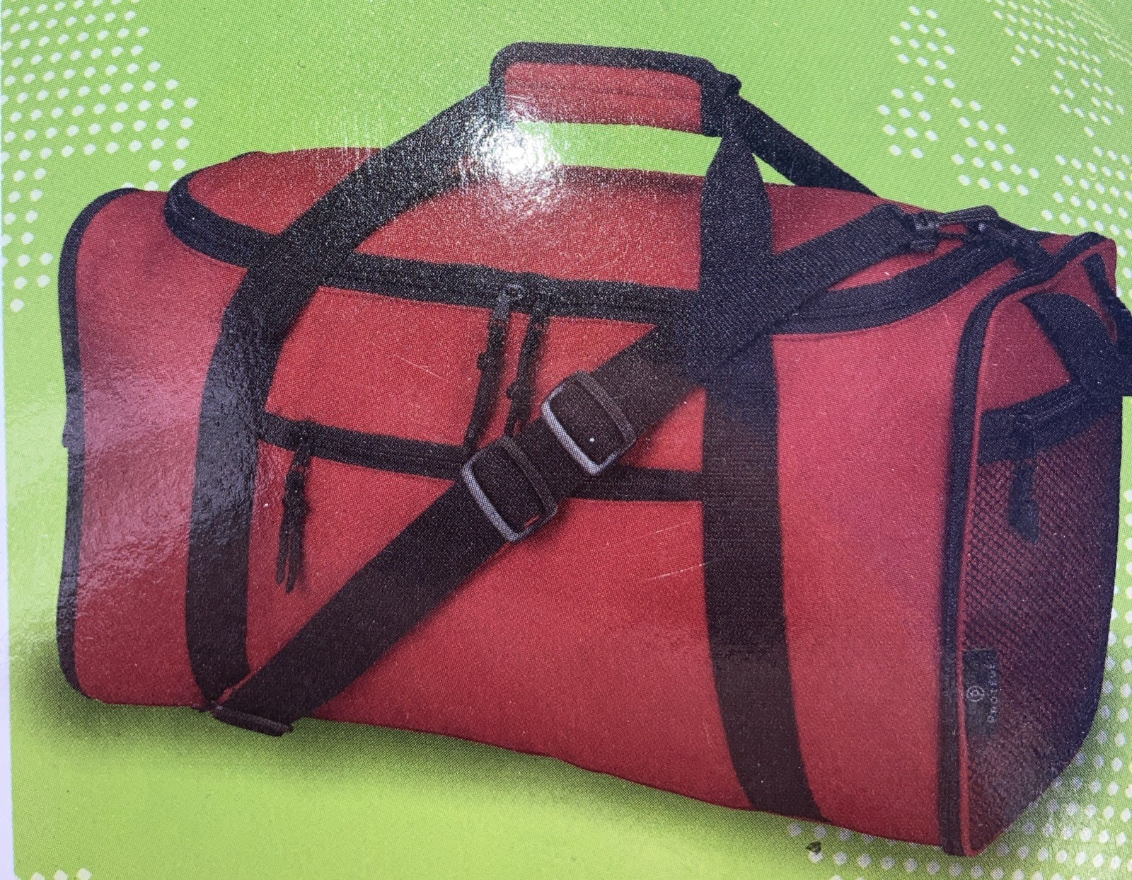 Protege 20” Red Expandable Duffle Bag Tote Overnight Durable Carry On (NEW W/TAG
