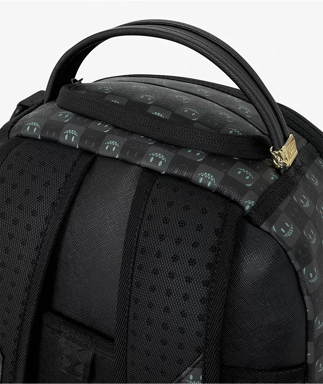 Sprayground Bubbly Happy Faces Backpack🔥New Black Bookbag Travel School Bag