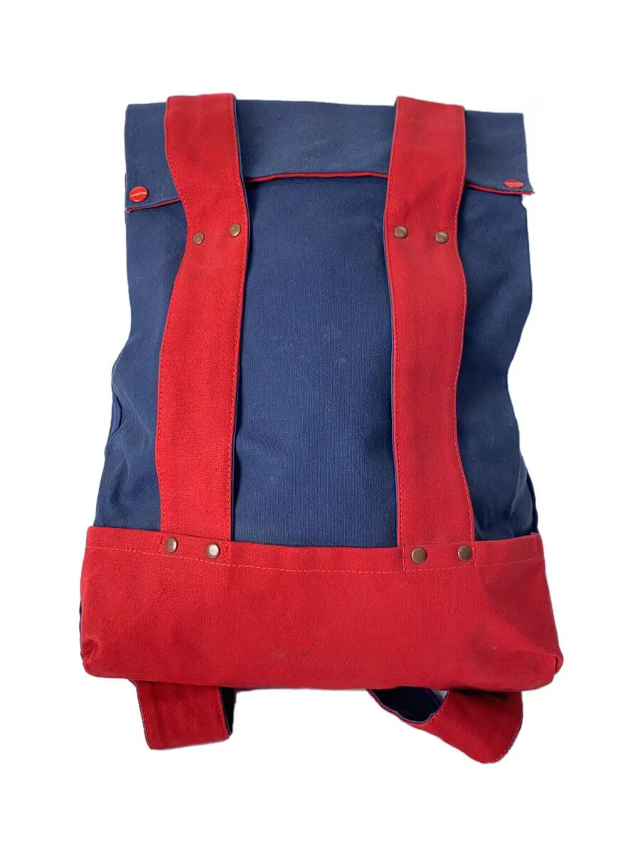 Other Brand Backpacks Made in Japan Canvas Two-Tone Cotton NVY Solid Color