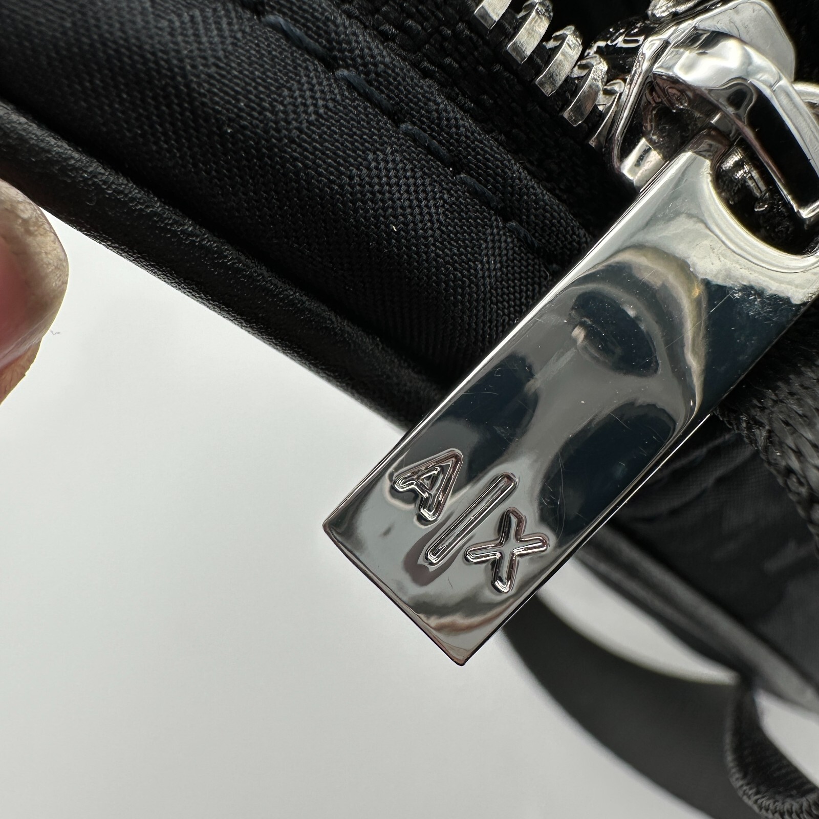 Armani Exchange Crossbody Bag Belt Mens Black 001 Patch Luxury Vacation NYC