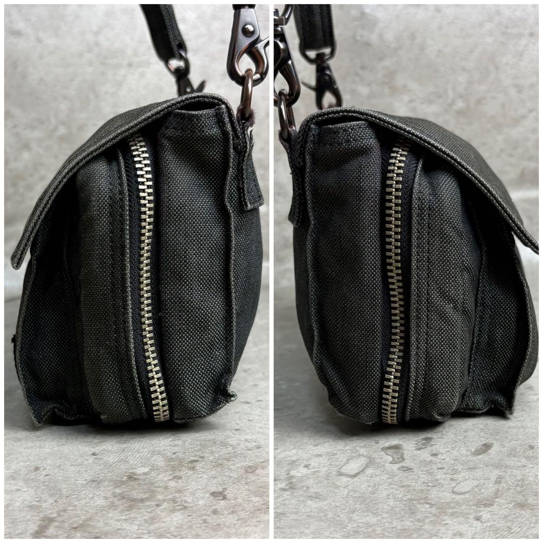 Yoshida Porter Smoky Shoulder Bag Cordura Black with Flap Men’s From Japan