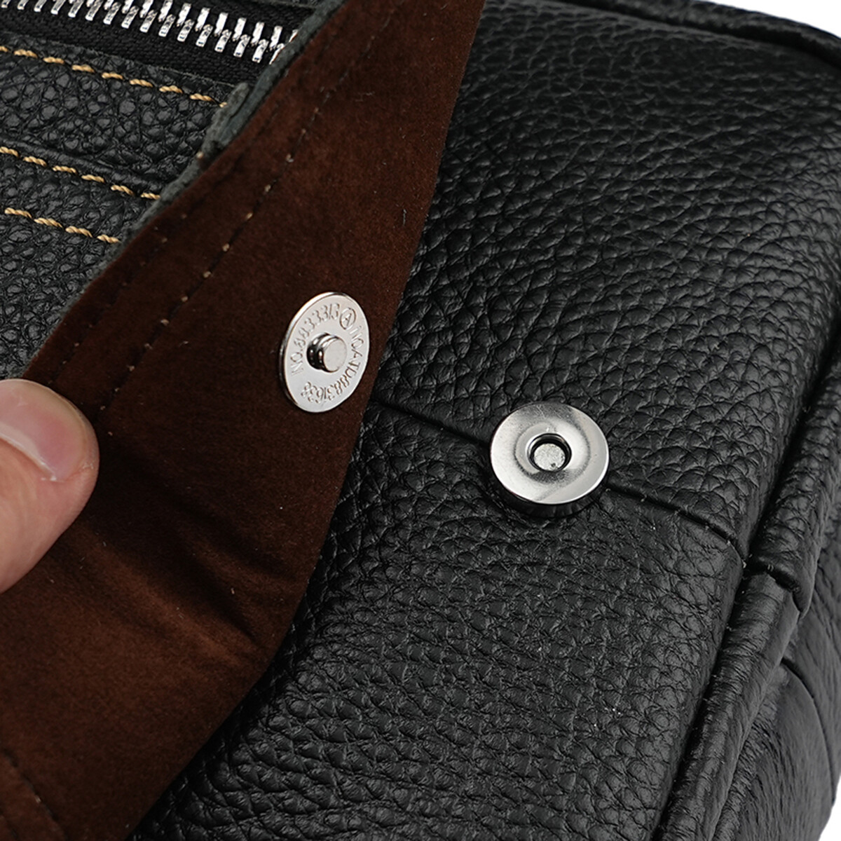 Mens Real Leather Crossbody Bags Shoulder Bag Phone Card Holder Handbags Wallet