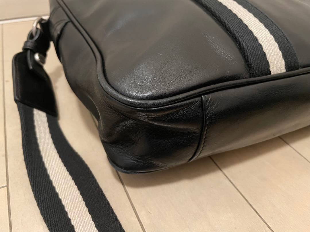 Bally Men’s Briefcase TRAINSPOTTING TEDAL-MD Black Leather Bag 30x36x6.5cm
