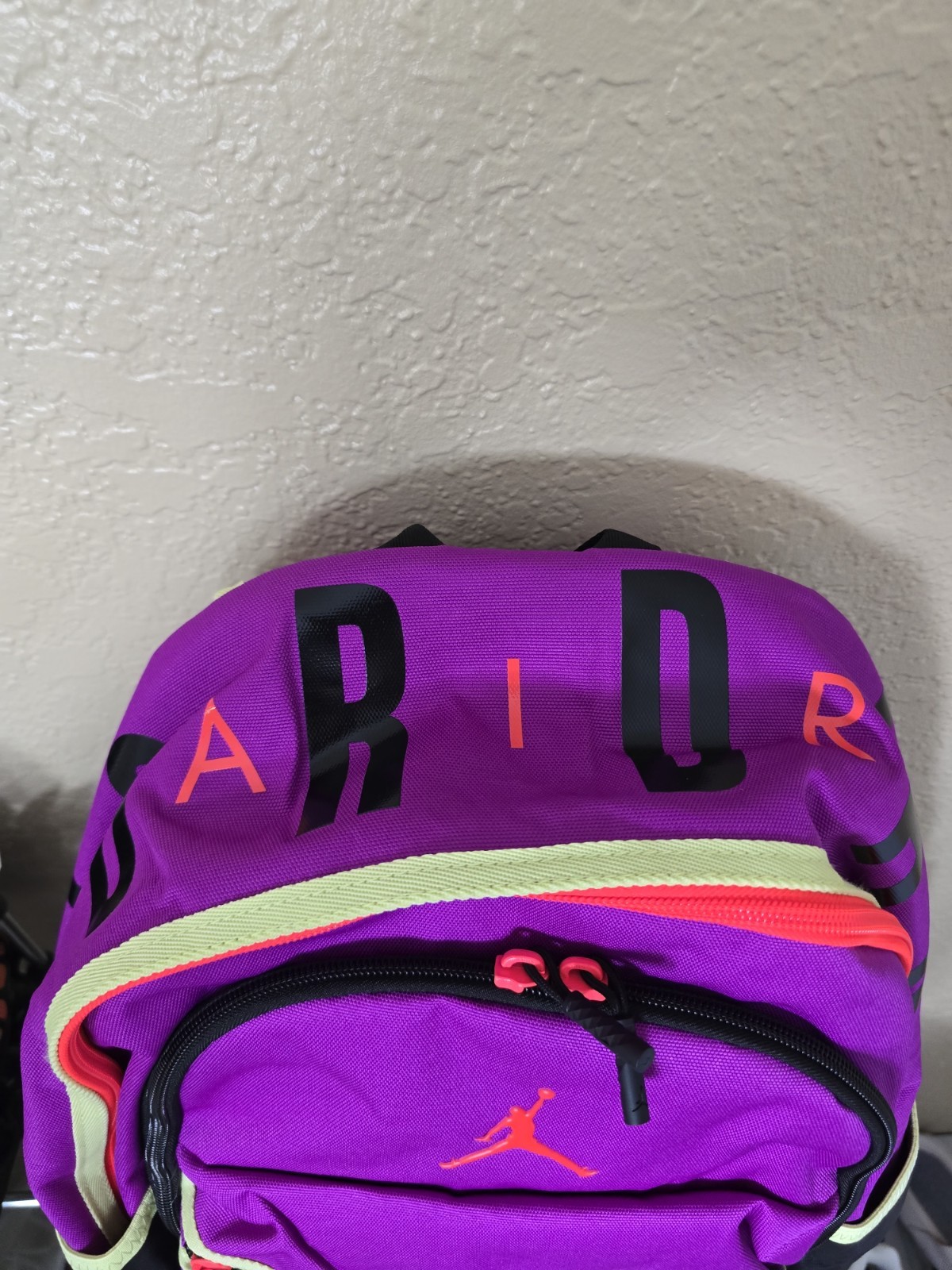 $70…Jordan Air Patrol 29-Liter Backpack Vivid Purple. 15″ Laptop Sleeve….