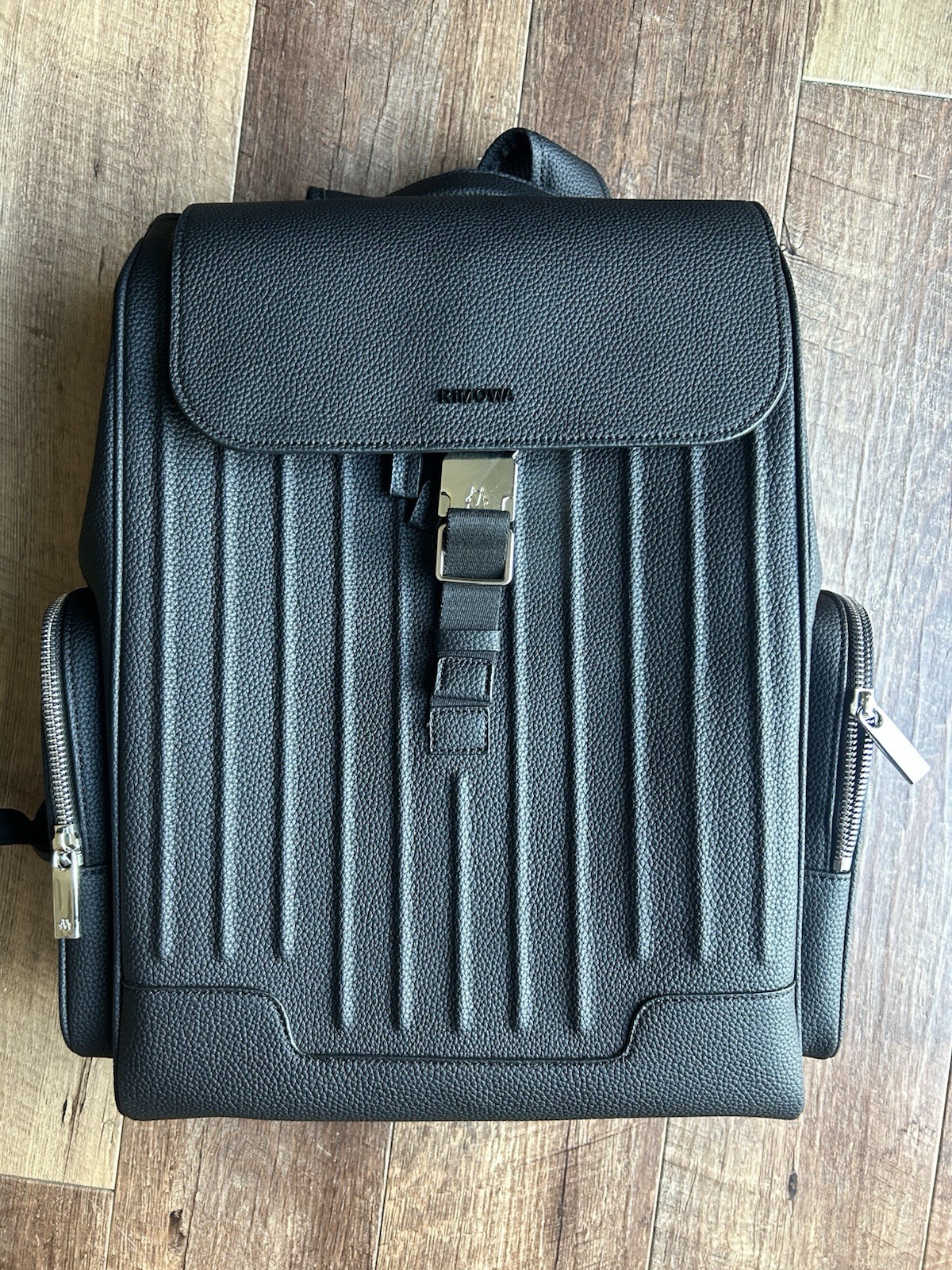 RIMOWA Never Still Leather Flap Backpack Large