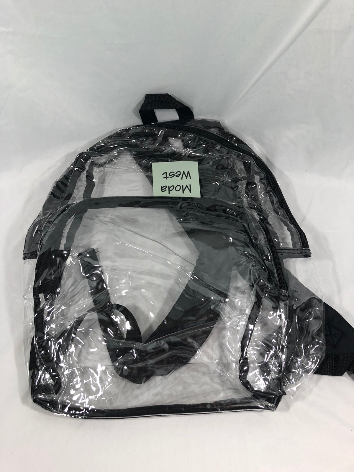 Back to School with this Durable Clear Vinyl School Backpack