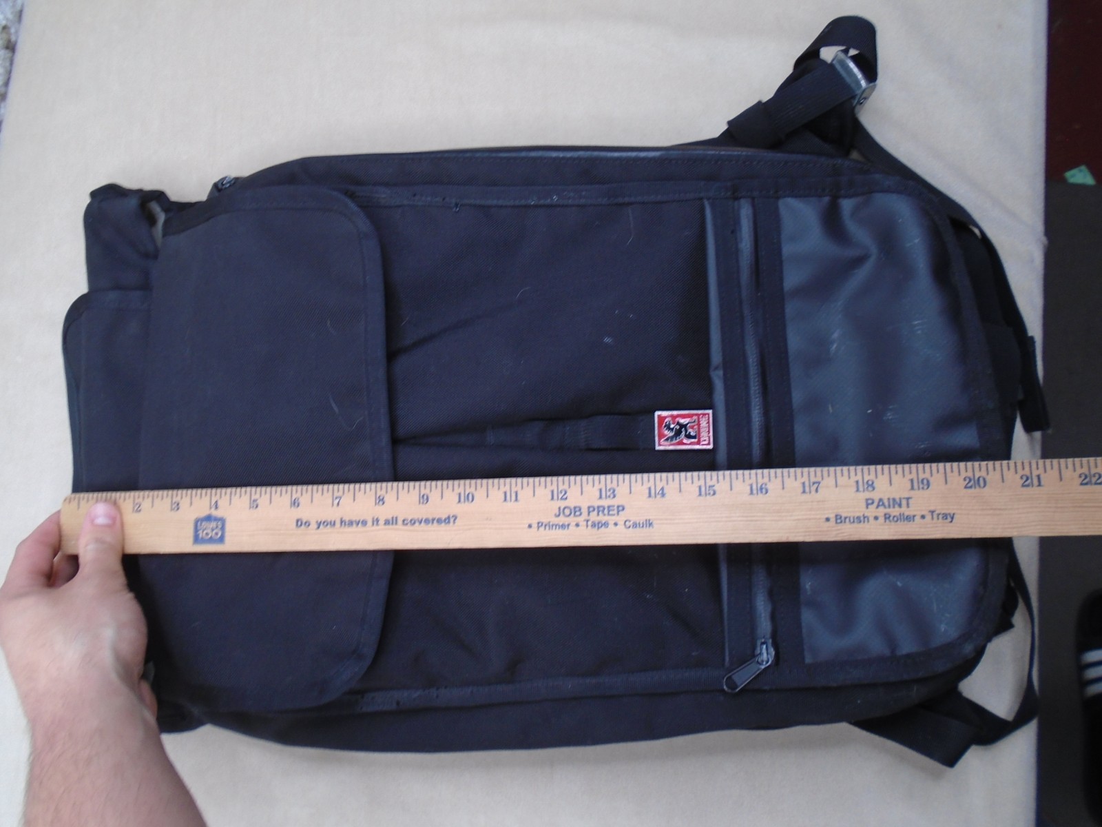 Chrome Industries Waterproof Soyuz Rolltop Backpack Laptop Bag Black