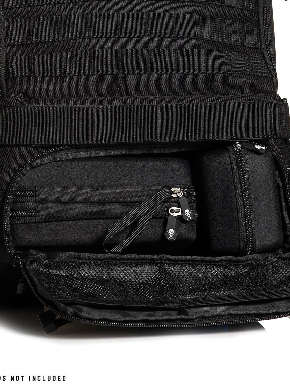 Sullen Blaq Paq Tactical Backpack Tattoo Storage Travel Carrier Skull Art Logo