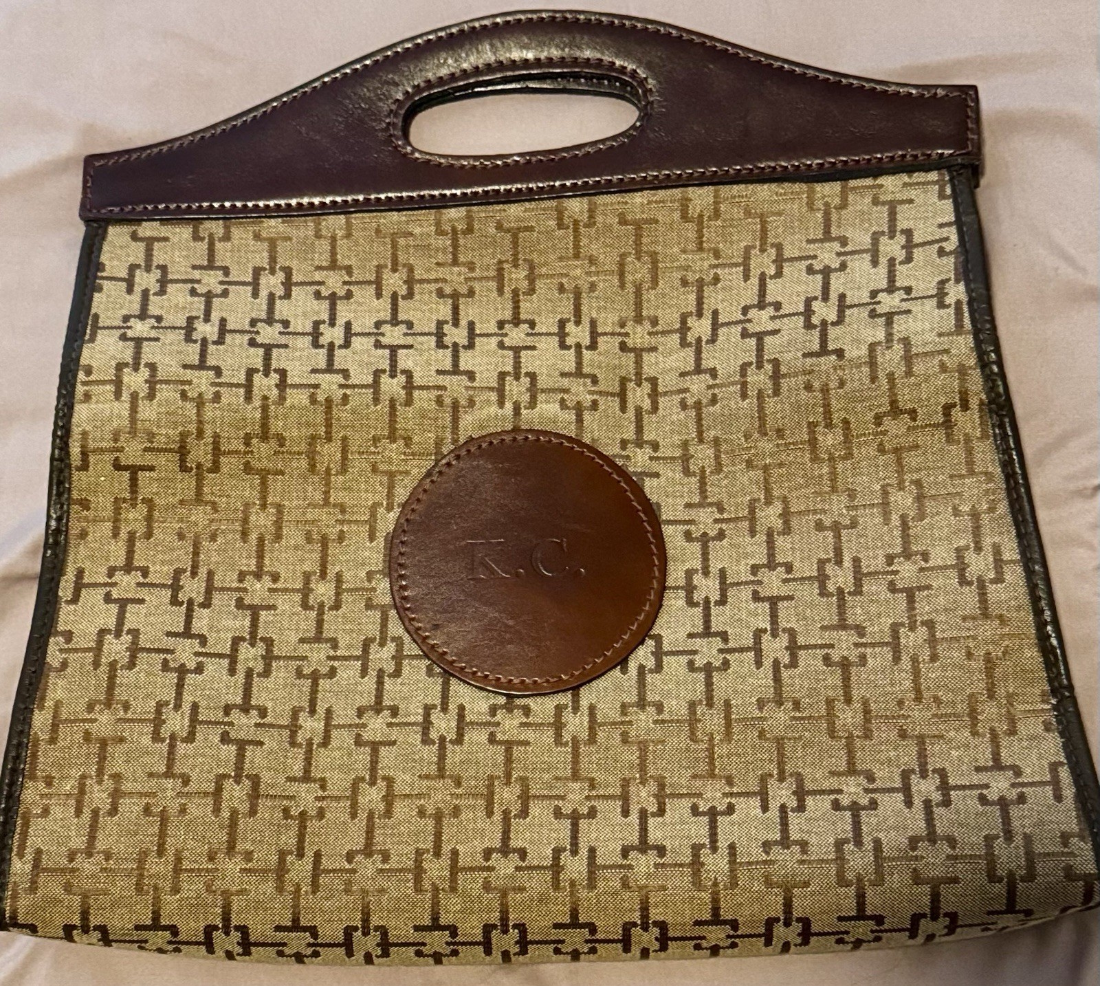 Vintage Thick Leather Briefcase — Harpel Florance style & quality-Handmade 🫶🏻