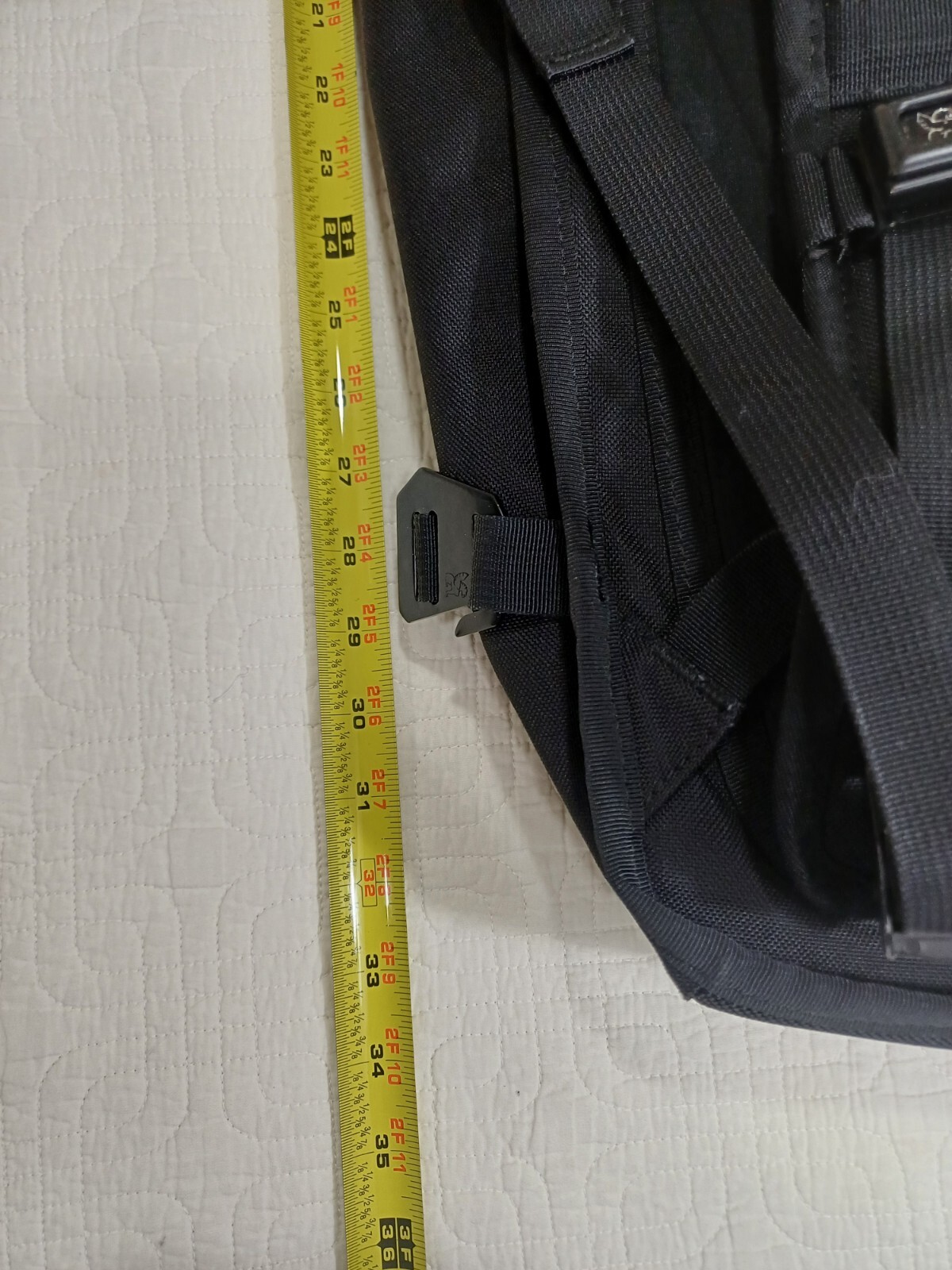 Chrome Industries Bravo Backpack Black Gray Roll Top Waterproof Bike Courier