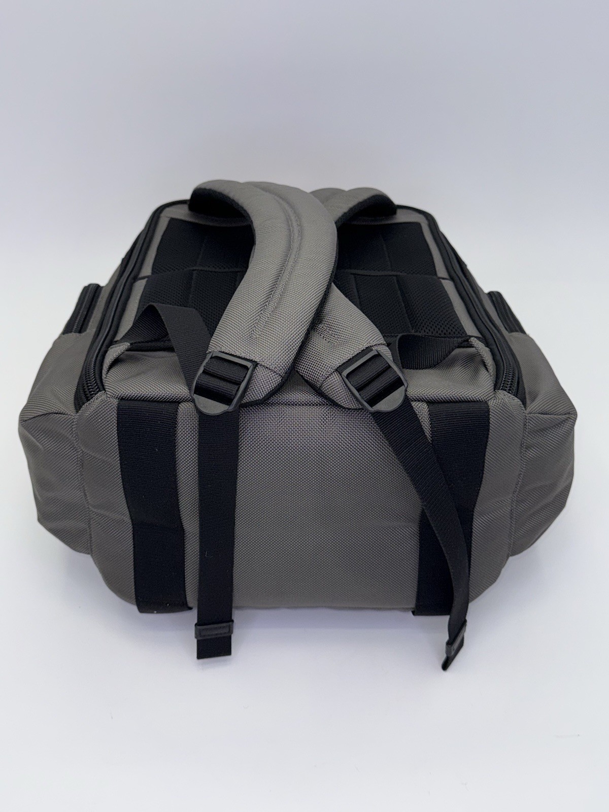 TUMI Alpha Bravo Knox Backpack Orange Gray Ballistic Nylon Laptop Bag MSRP $625
