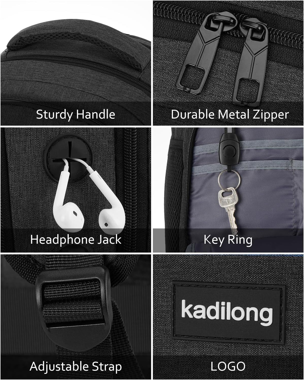 Laptop Backpack with USB Charger for Men and Women, Anti-Theft Design