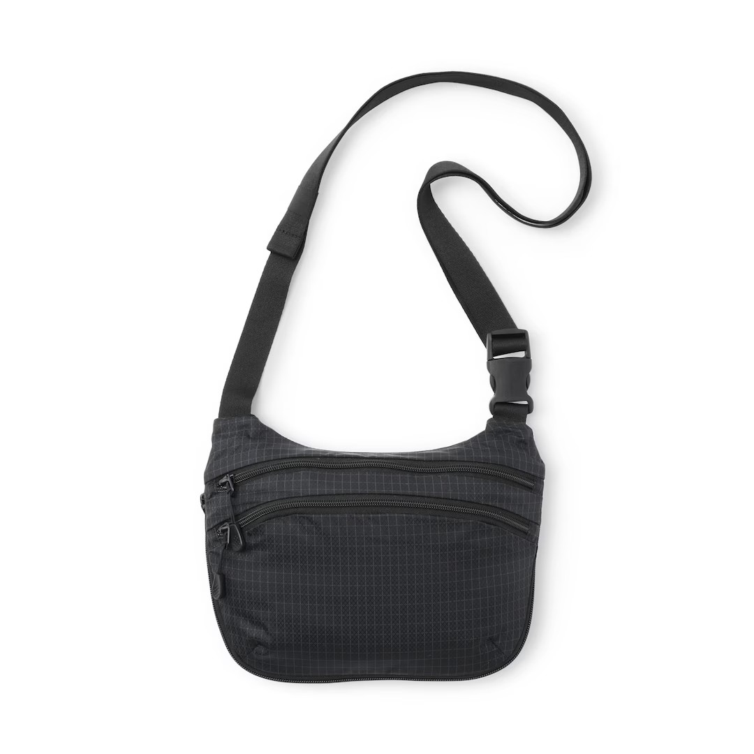 Muji Water-Repellent Shoulder Bag with Back Pocket