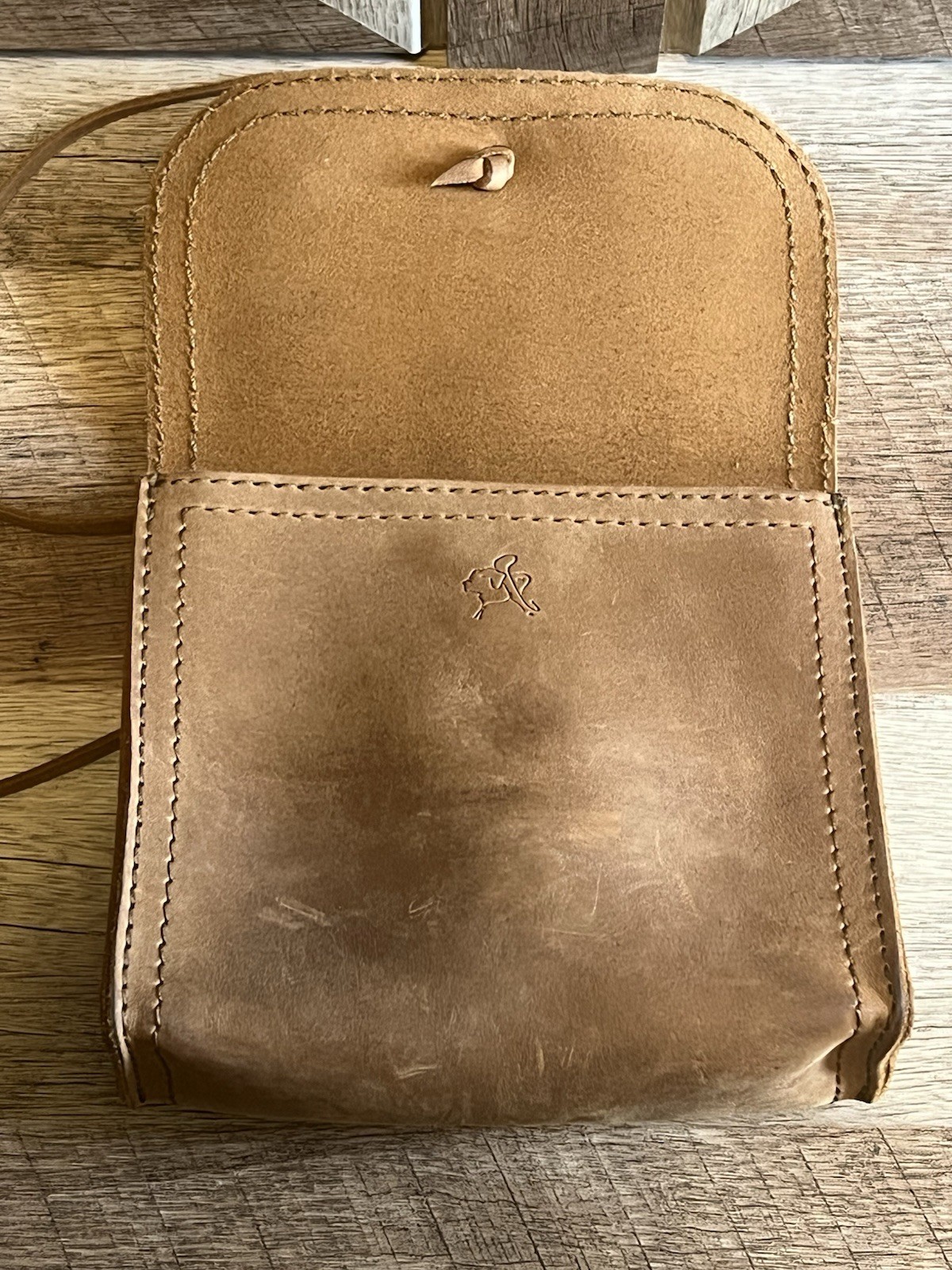 Saddleback Leather Cable Organizer Bag Tobacco