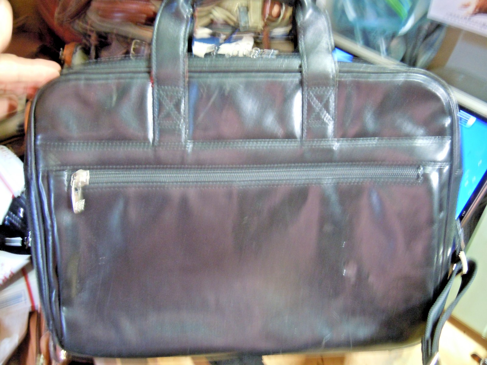 Bosca Old Leather/ Stringer Briefcase/ Italian Leather Luxury/ Large Capacity