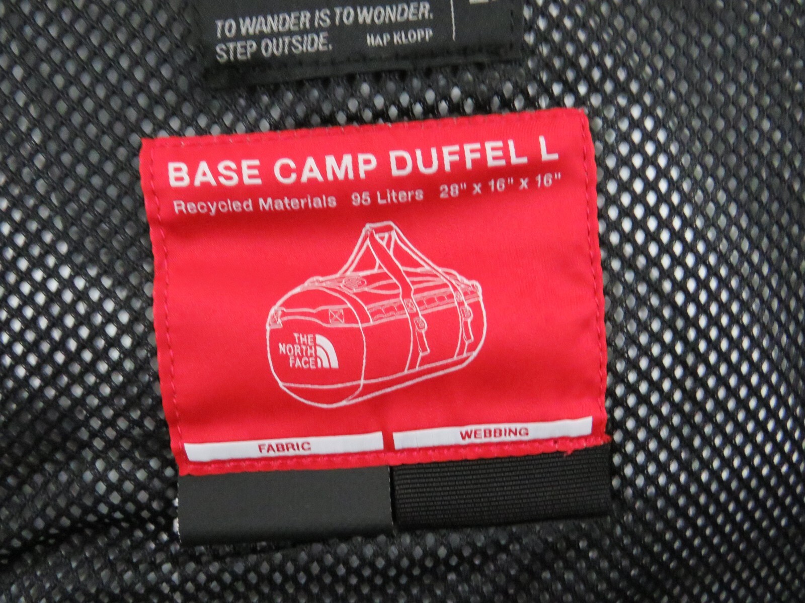 The North Face Large Base Camp Duffel Packable Travel Backpack – TNF Black NPF
