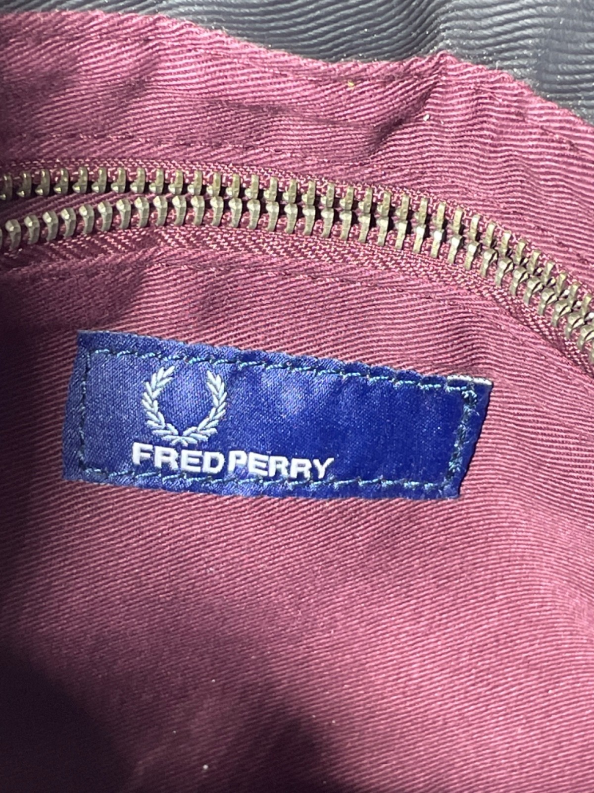 fred perry vintage bag