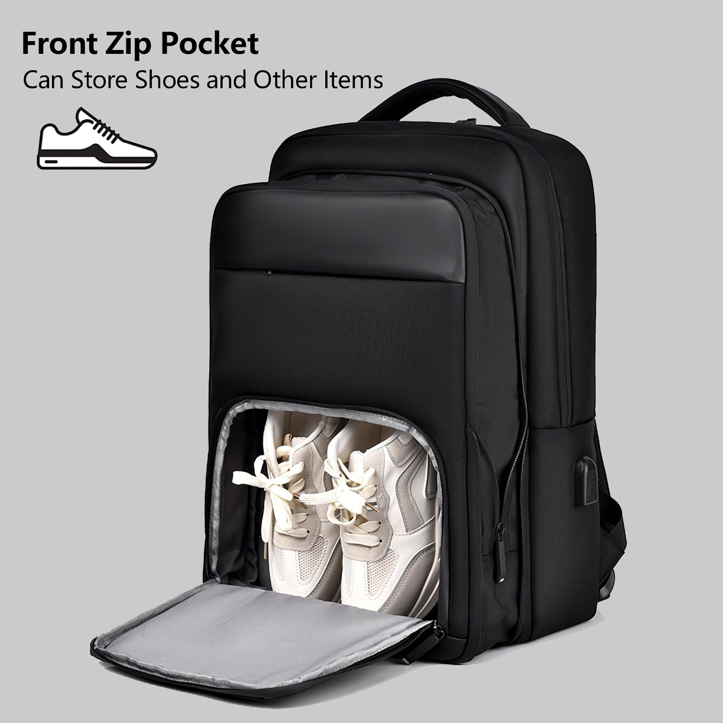 Travel Laptop Backpack for Men Expandable Business Backpack Fits 17-inch Lapt…