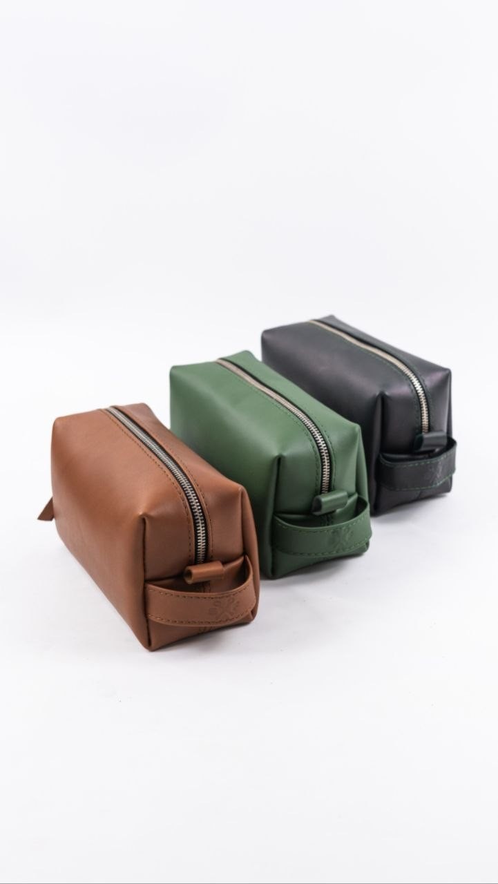 Handmade Leather Toiletry Bag Leather Dopp Kit Bag, Mens Toiletry Bag