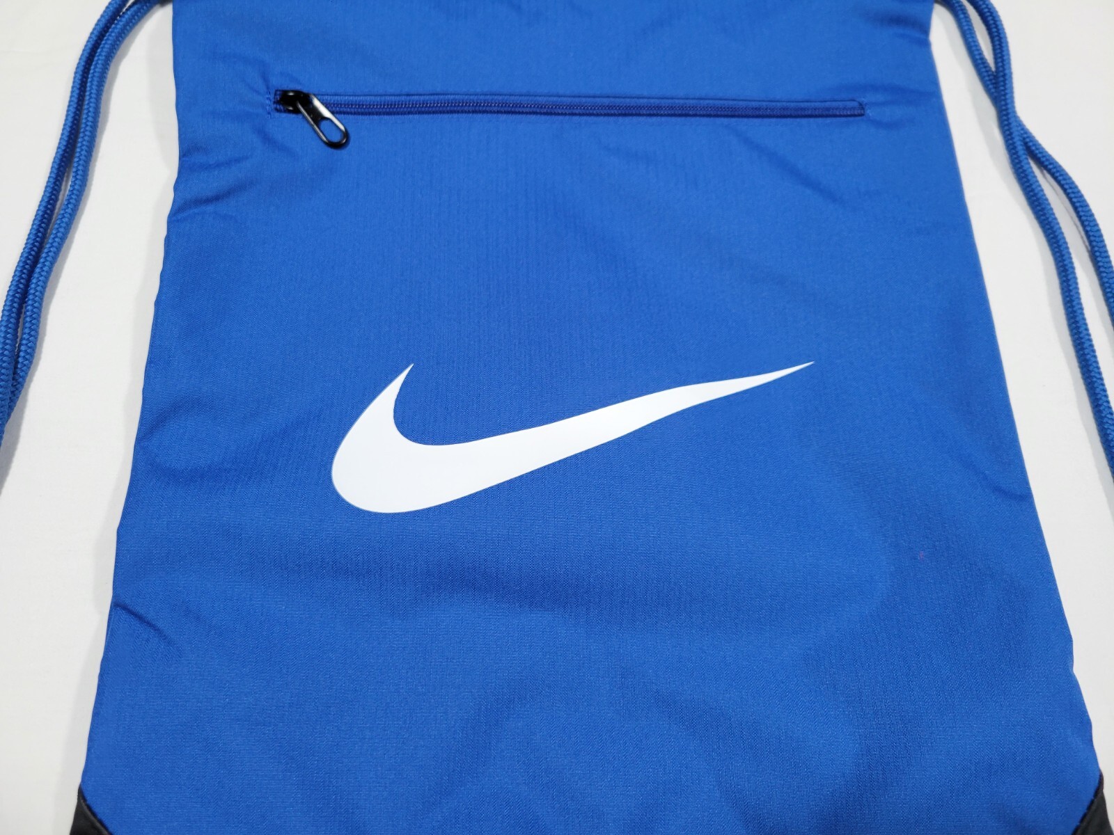 Nike Brasilia Drawstring Backpack Bag Training Gym Sports walk Sack Blue Black