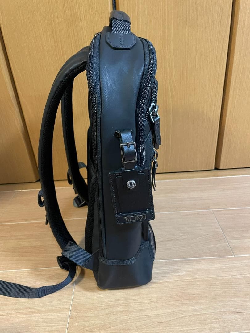 Tumi Alpha Bravo Davis Slim Business Backpack Coated Canvas 42cm