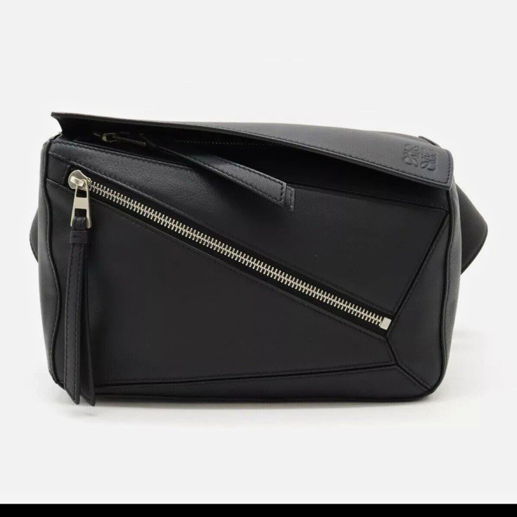 Loewe Black Mini Puzzle Crossbody Bum-Bag – Excellent Condition