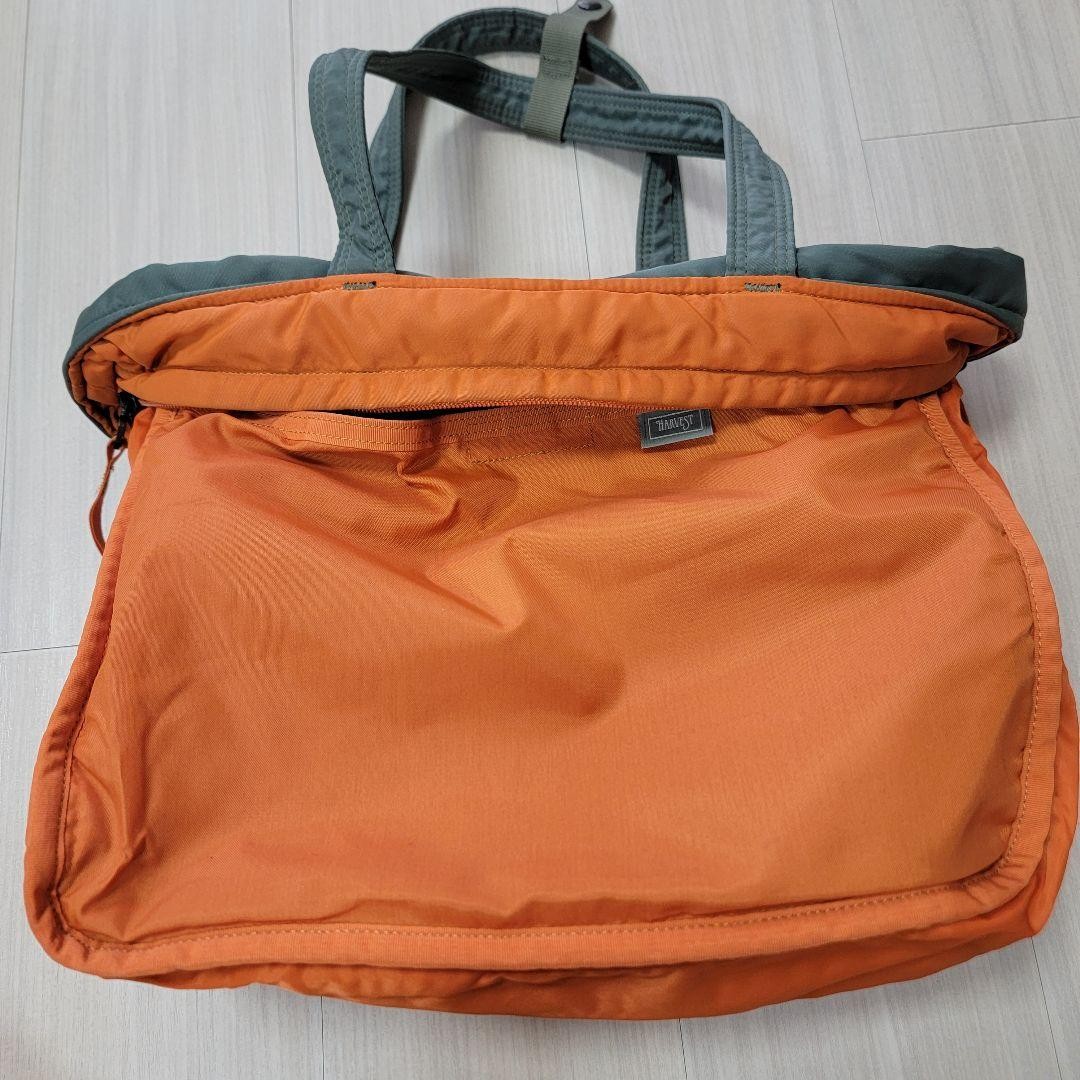 Authentic Harvest Label FLYER’S MA-1 Tote Bag Men’s Khaki Nylon 45cm Large