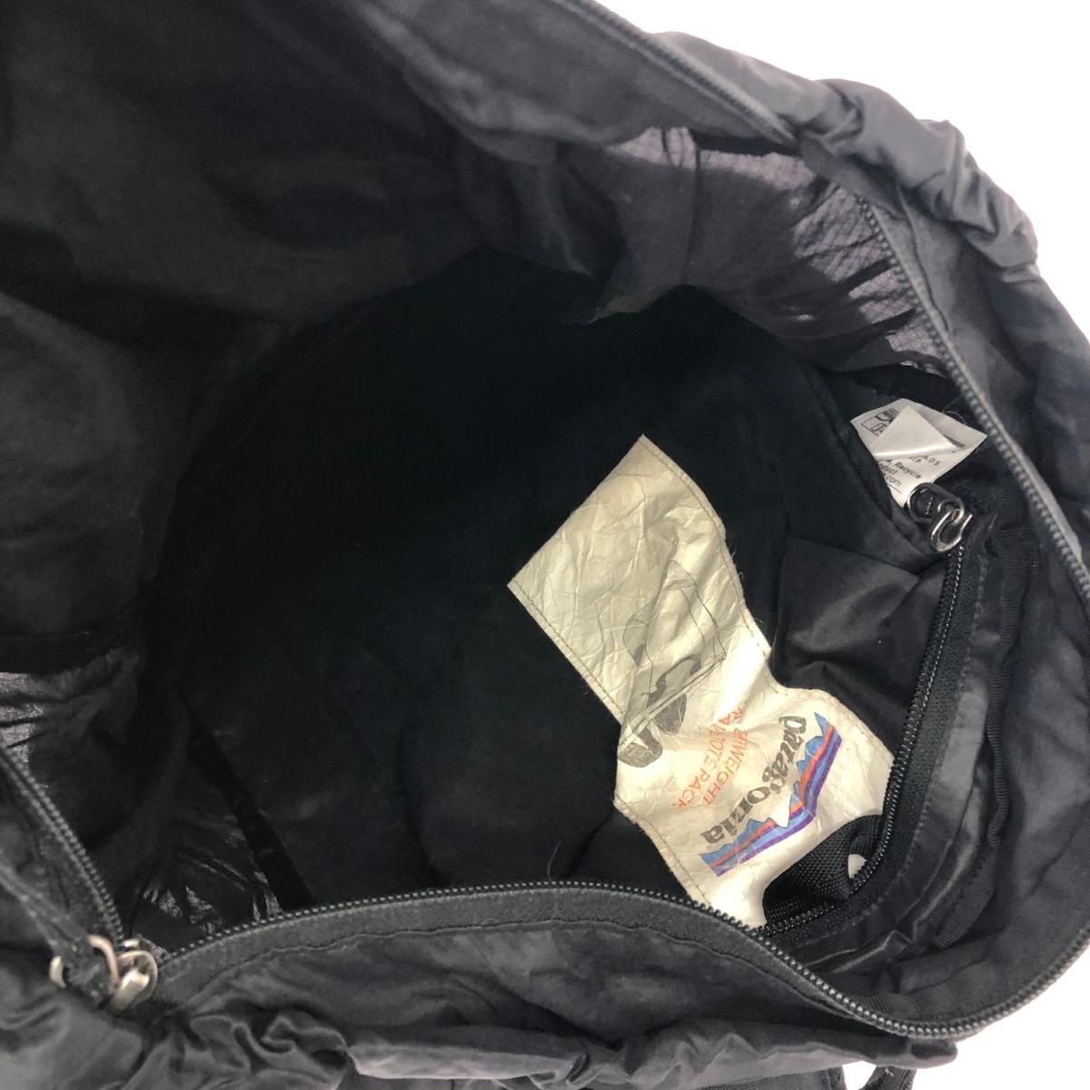 Patagonia Backpack Lightweight Travel Tote Pack Nylon Black Men’s