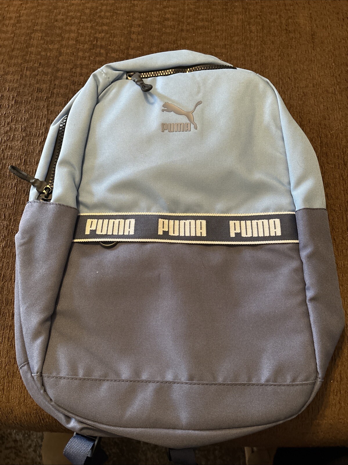 Puma The Linear Backpack 17.5” Blue New With Tags