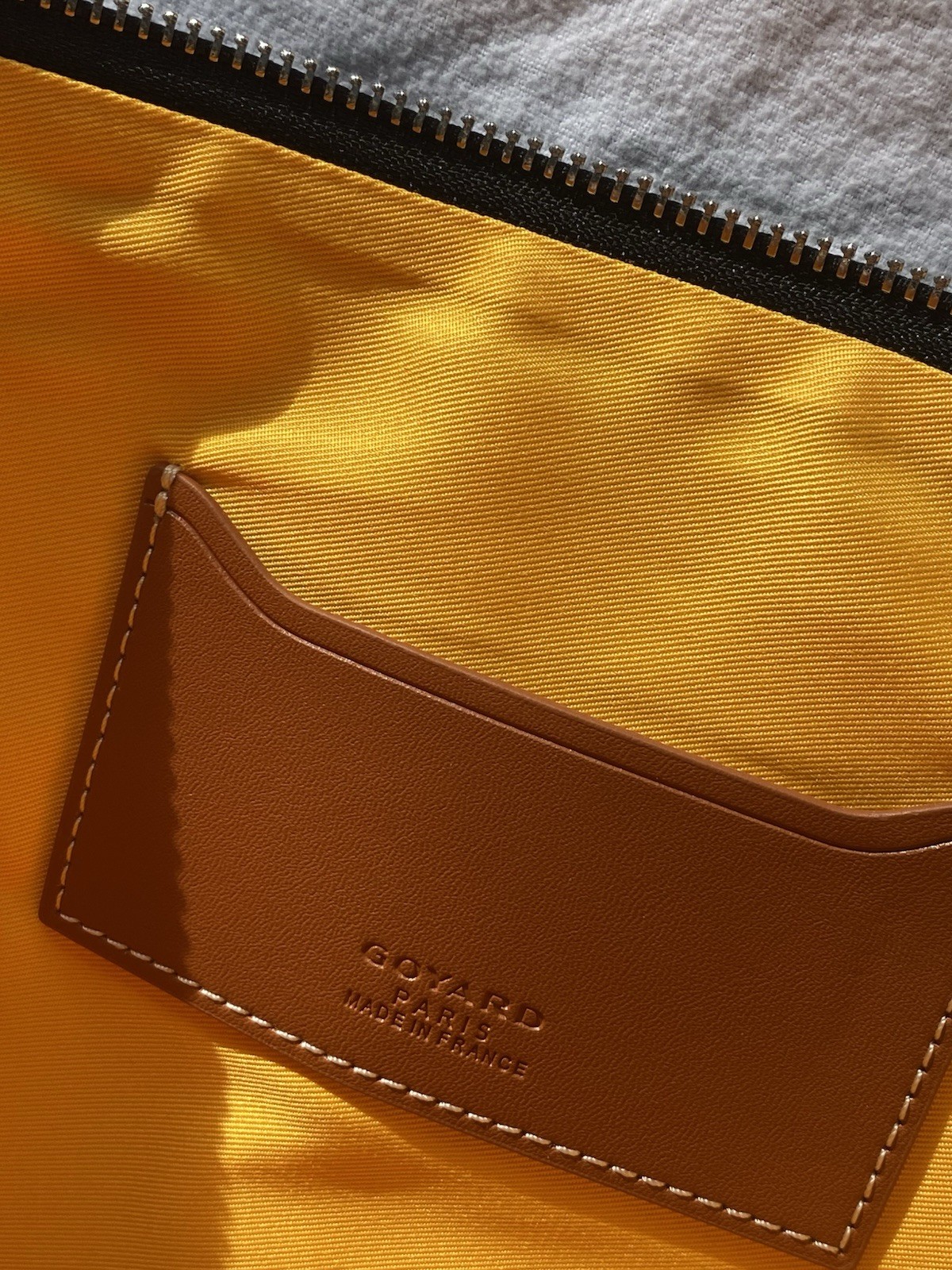 Goyard Leather Laptop Bag / Document Sleeve