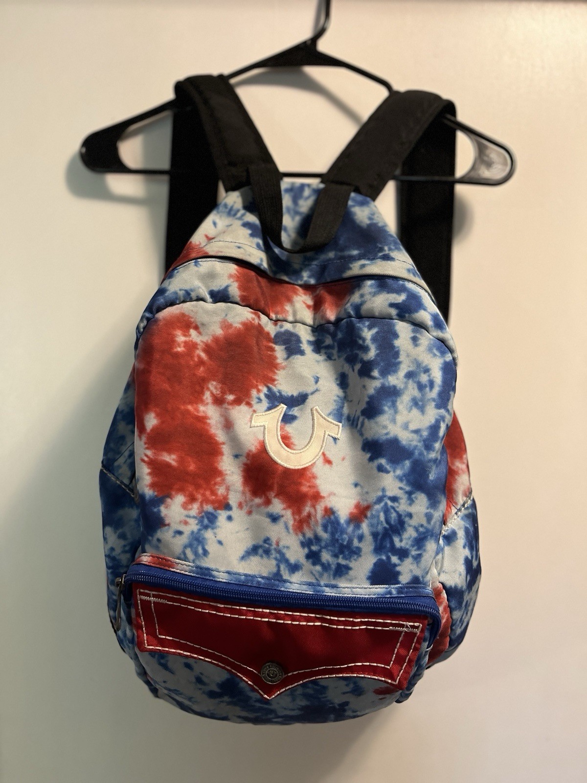 True Religion Red, Blue & White Backpack Book Bag 4th Of July Holiday School G8