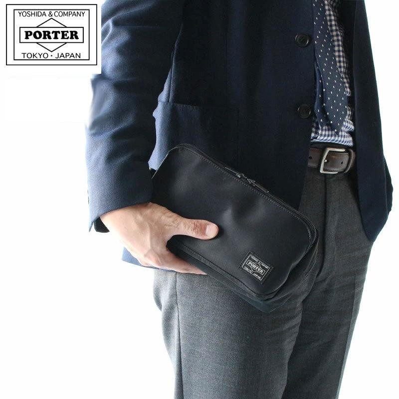 PORTER TIME Pouch 655-17877-10 (Color: Black) Yoshida & Co. Yoshida From Japan