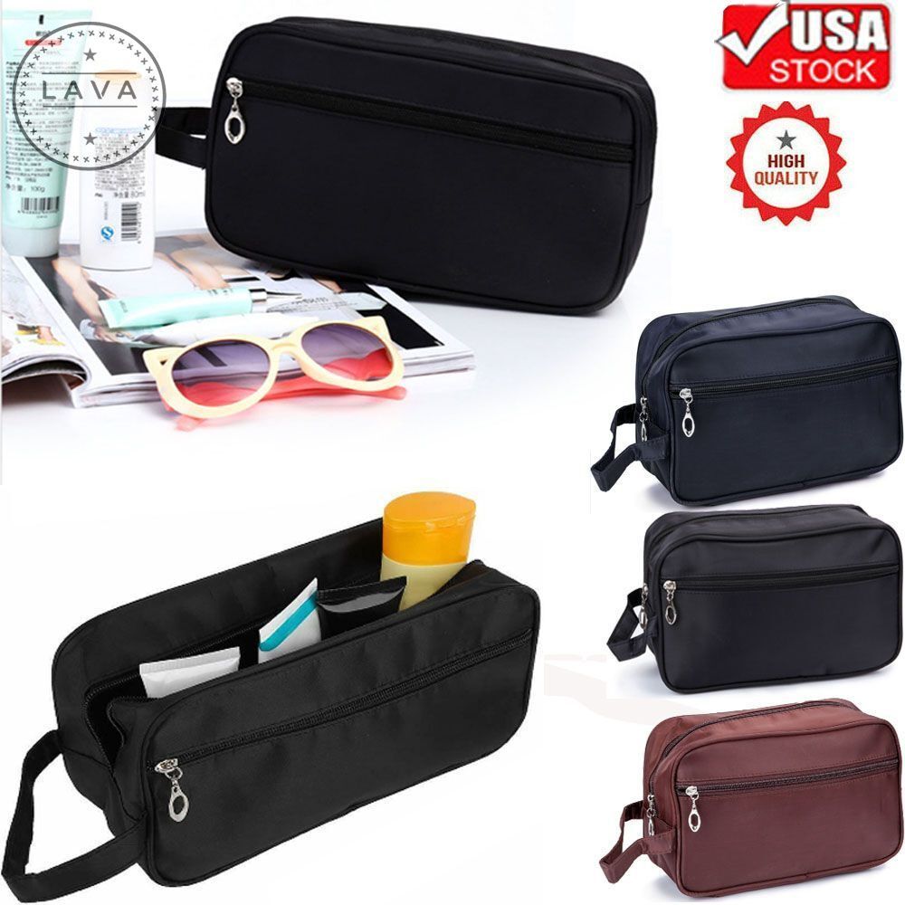 Men Women Travel Toiletry Bag Dopp Kit Cosmetics Makeup Shaving Organizer LAVA