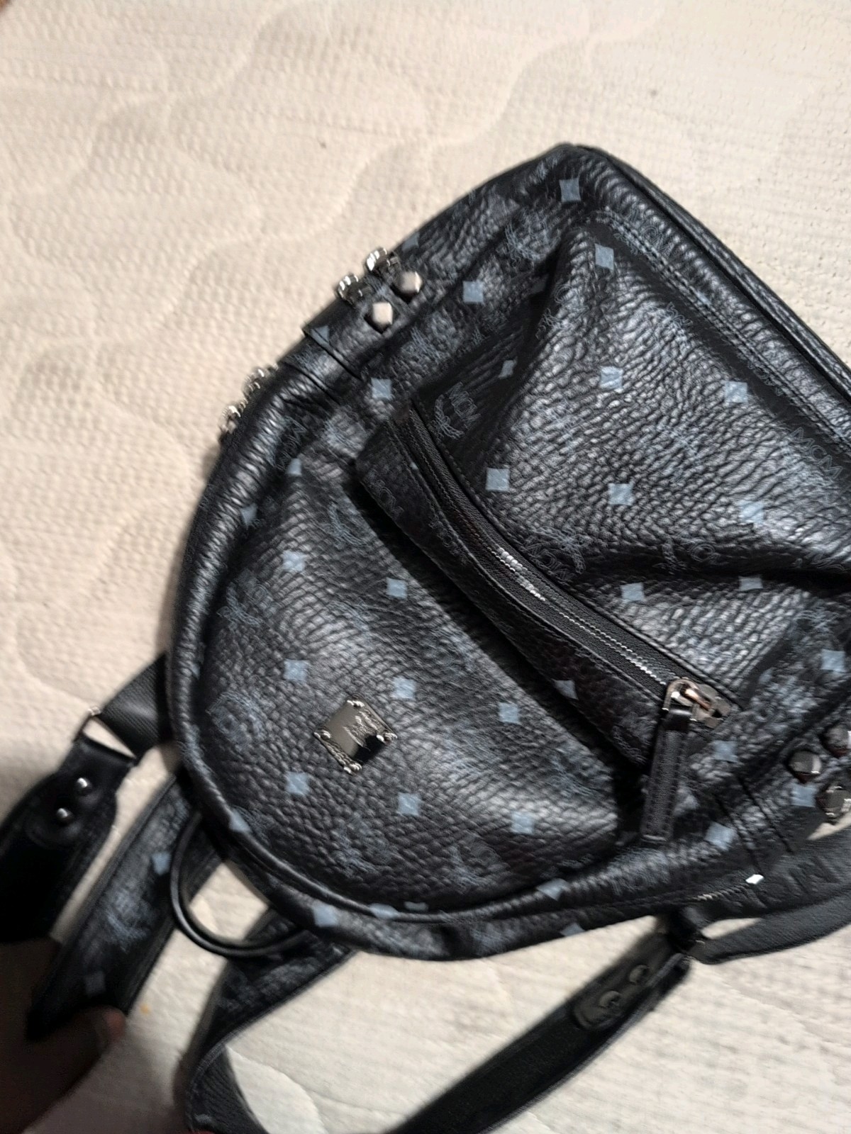 MCM Backpack Black And Large (SAME DAY SHIPPING)