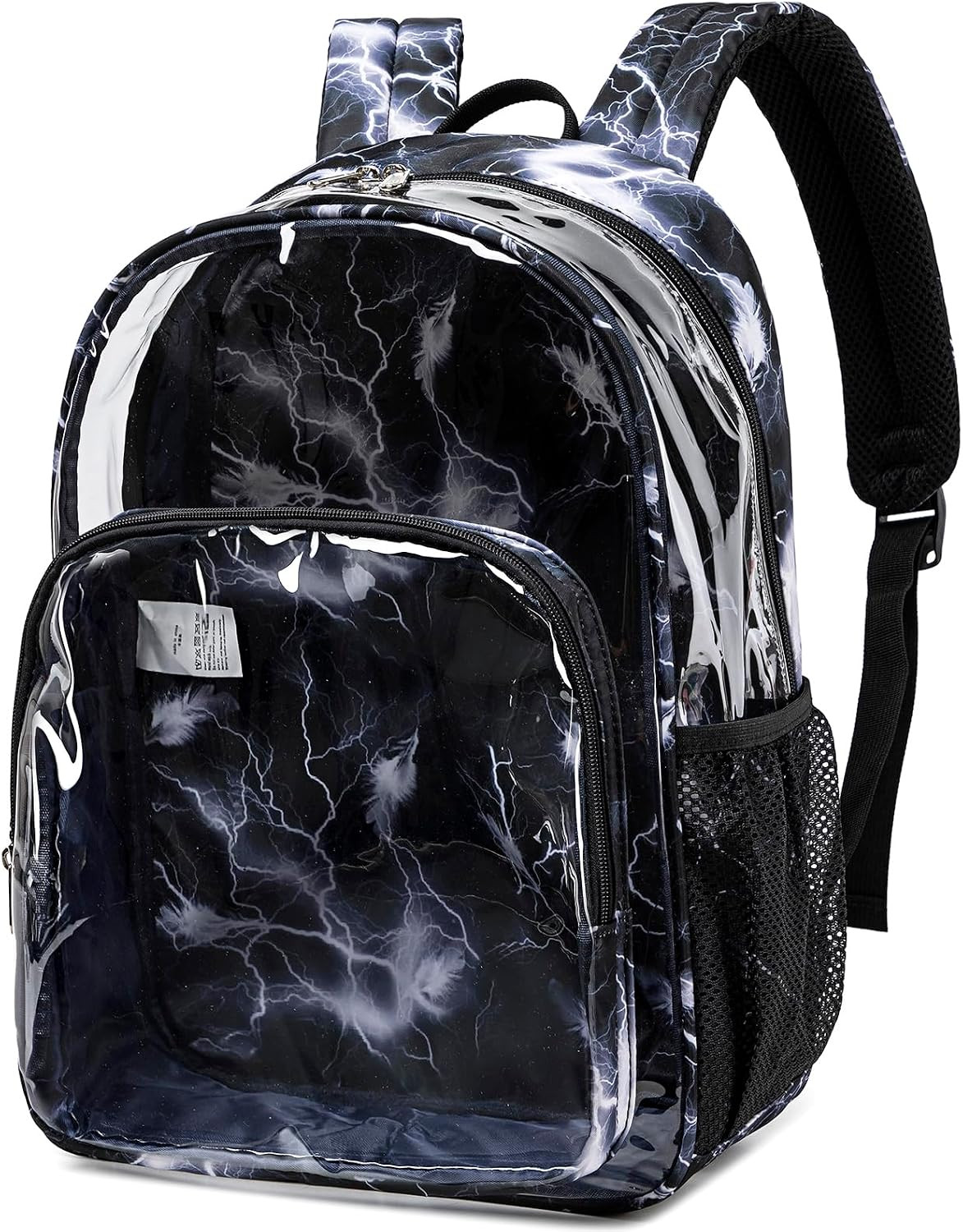 Clear Backpacks for School Heavy Duty Transparent See through Clear Backpack Sta