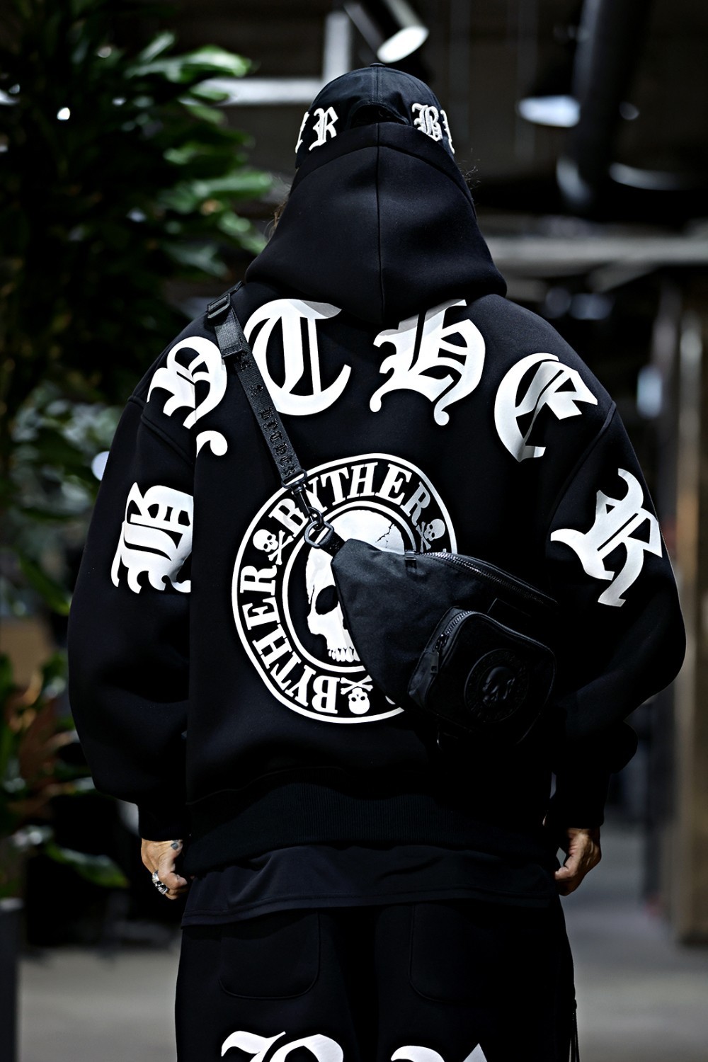 ByTheR Logo Patch Hip Sack Cross Bag