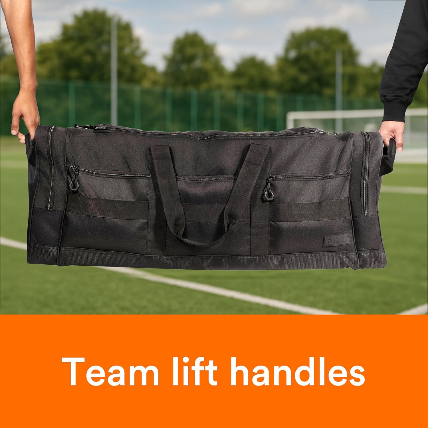 140L 38″ Heavy Duty Extra Large Sports Equipment Duffle Bag with Upgrade Zipper,