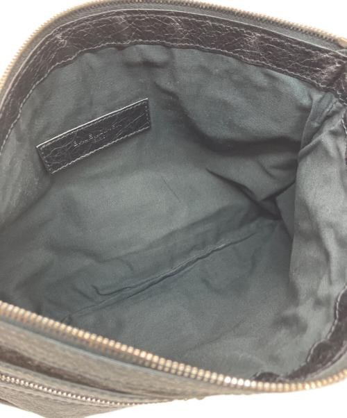 BALENCIAGA clutch bag 273022 1000 Black Lambskin Motocross Classic Clip