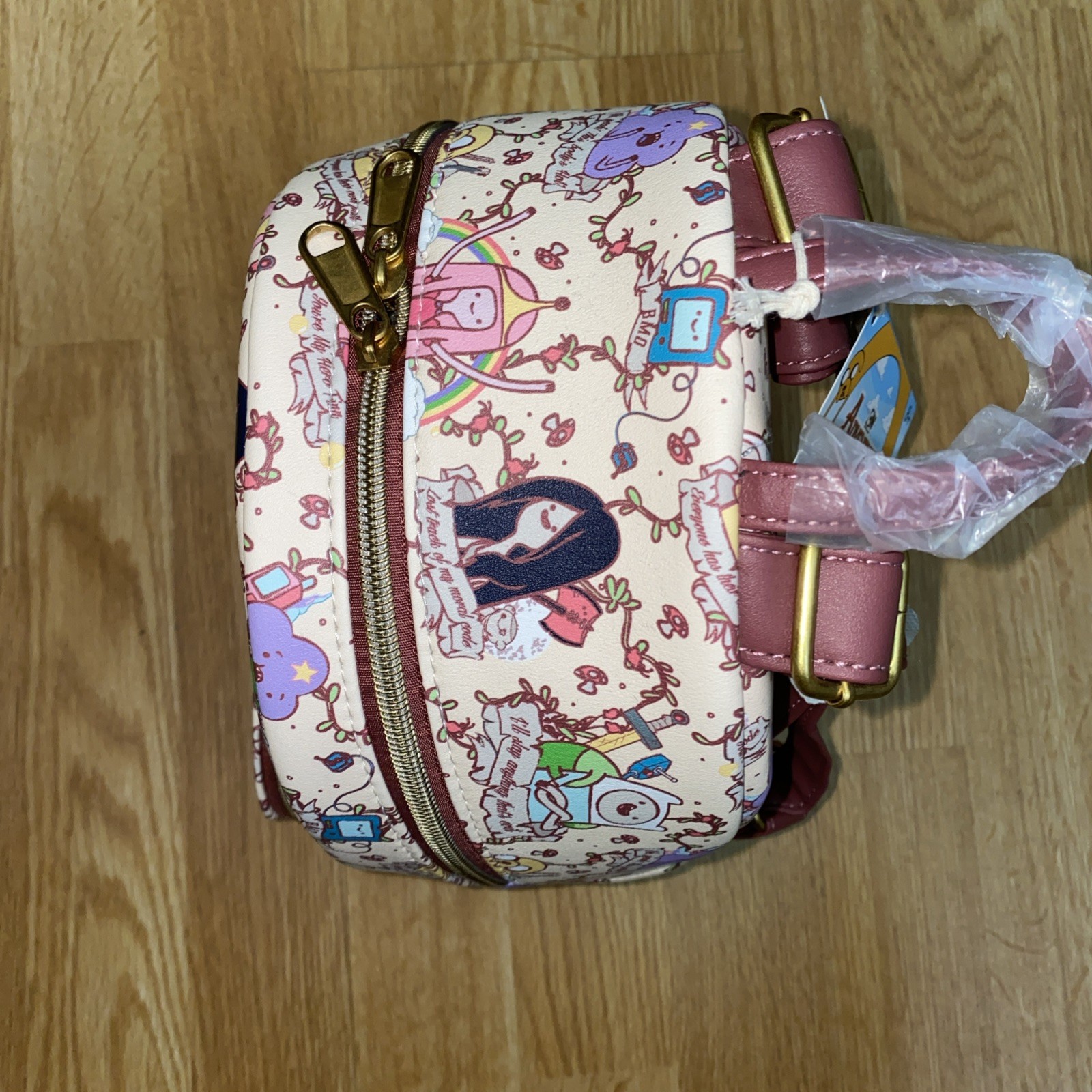 Loungefly Adventure Time Banner Mini Backpack PURPLE NONE