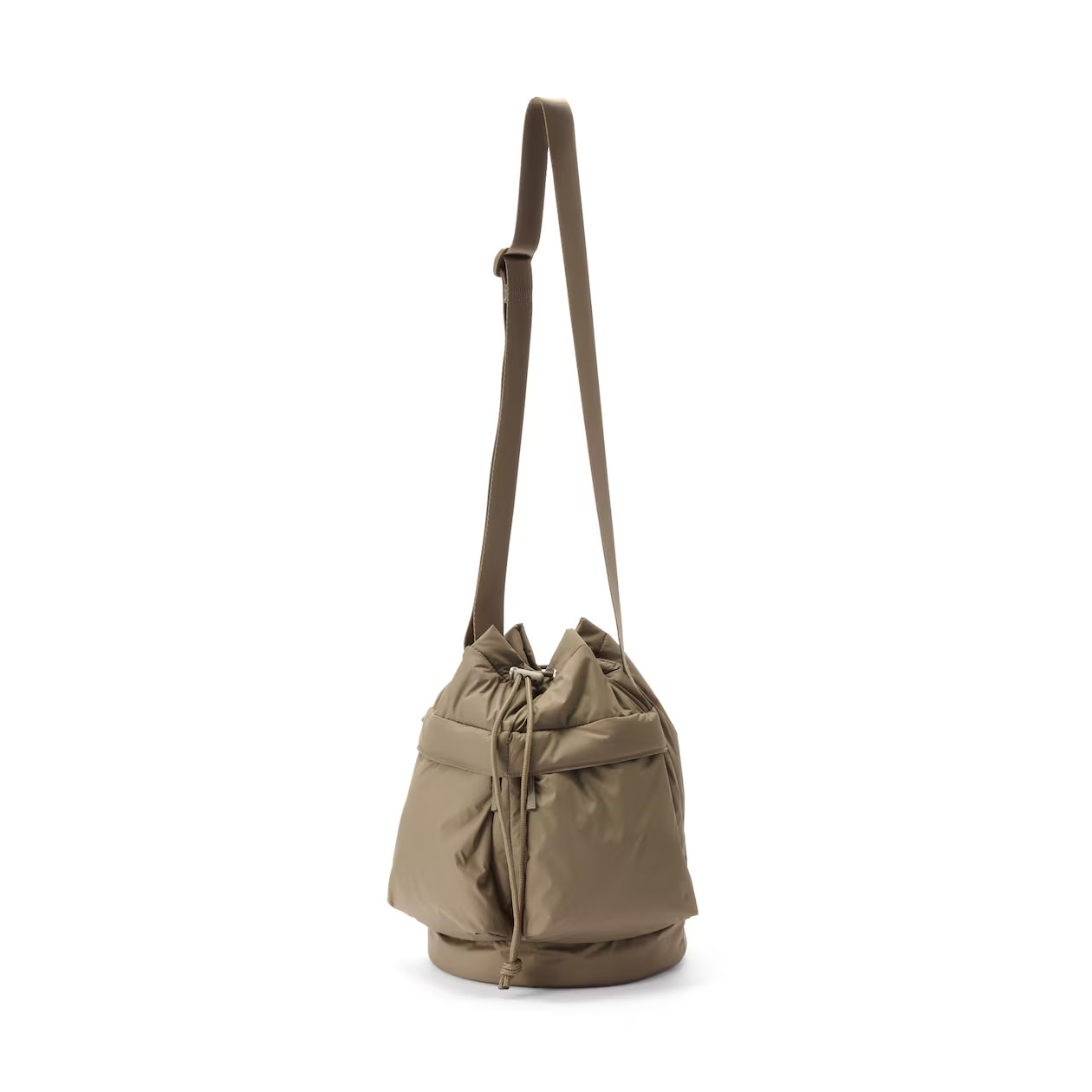 MUJI Water-Repellent Padded Drawstring Bag 11-Litter Crossbody Unisex NWT