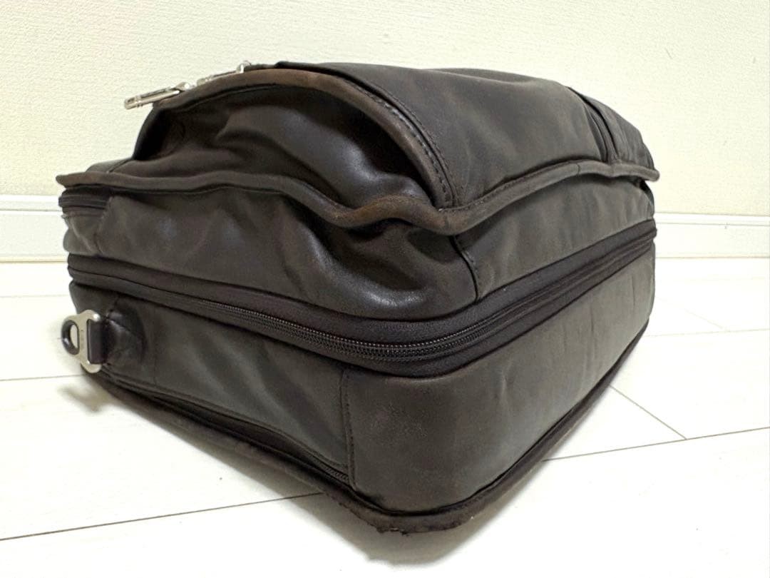 TUMI Briefcase Business Bag All Leather Brown