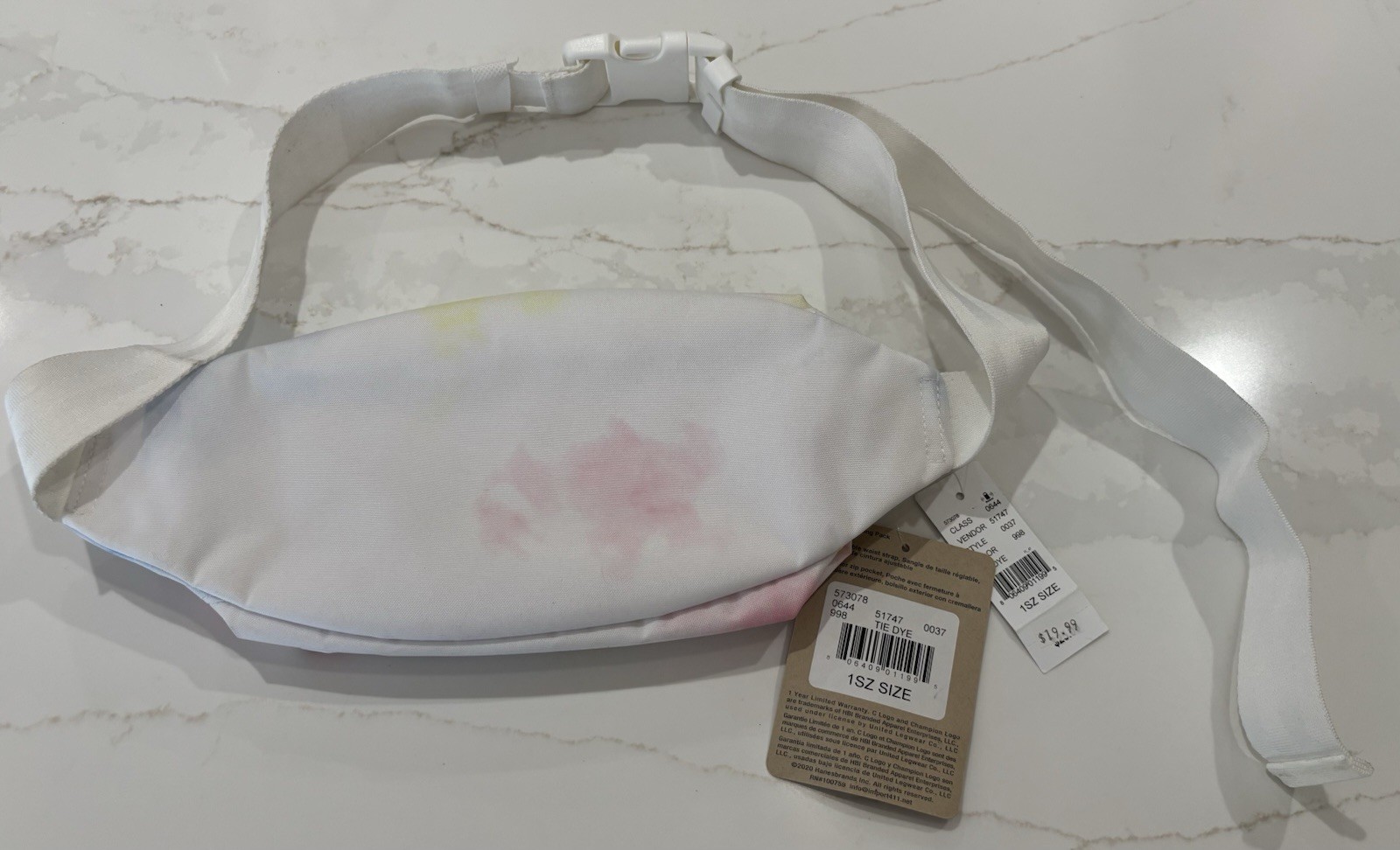 Champion Frequency Sling Pack FANNY PACK Tie Dye NWT $24 (Unisex) Adjustable Sz