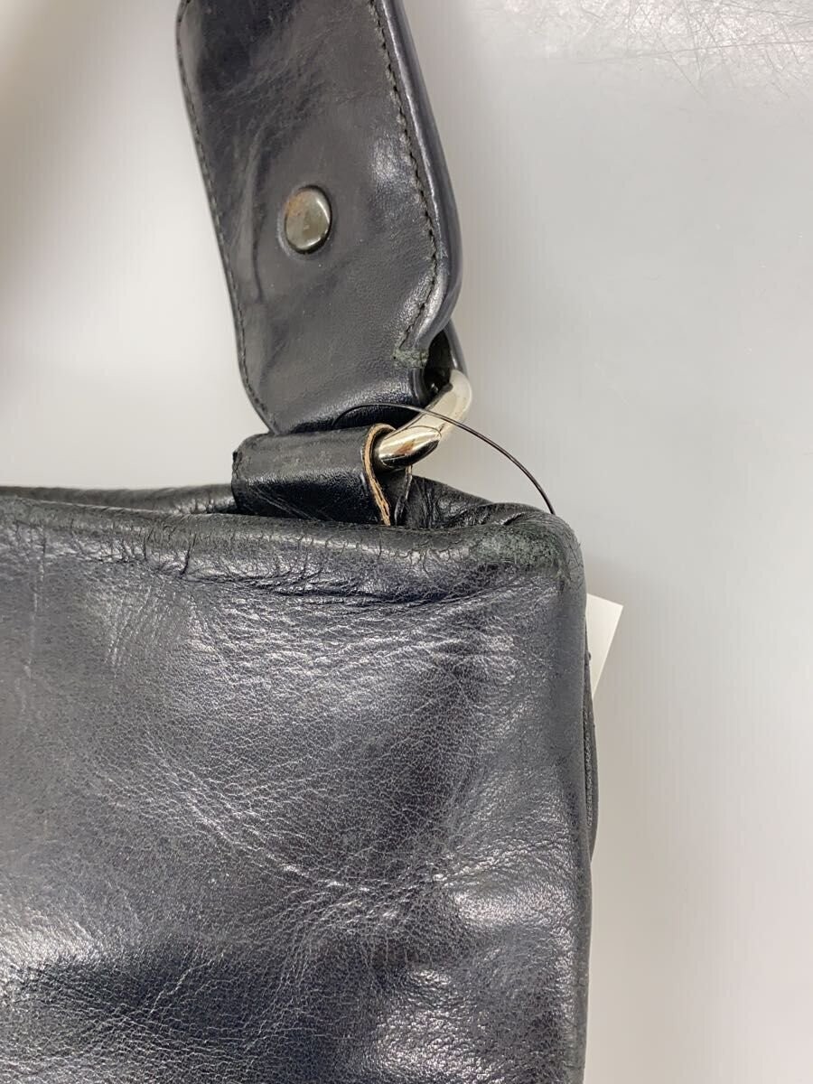 BALLY Authentic Mens Black Leather Designer Shoulder Bag Crossbody 23 x 24 cm