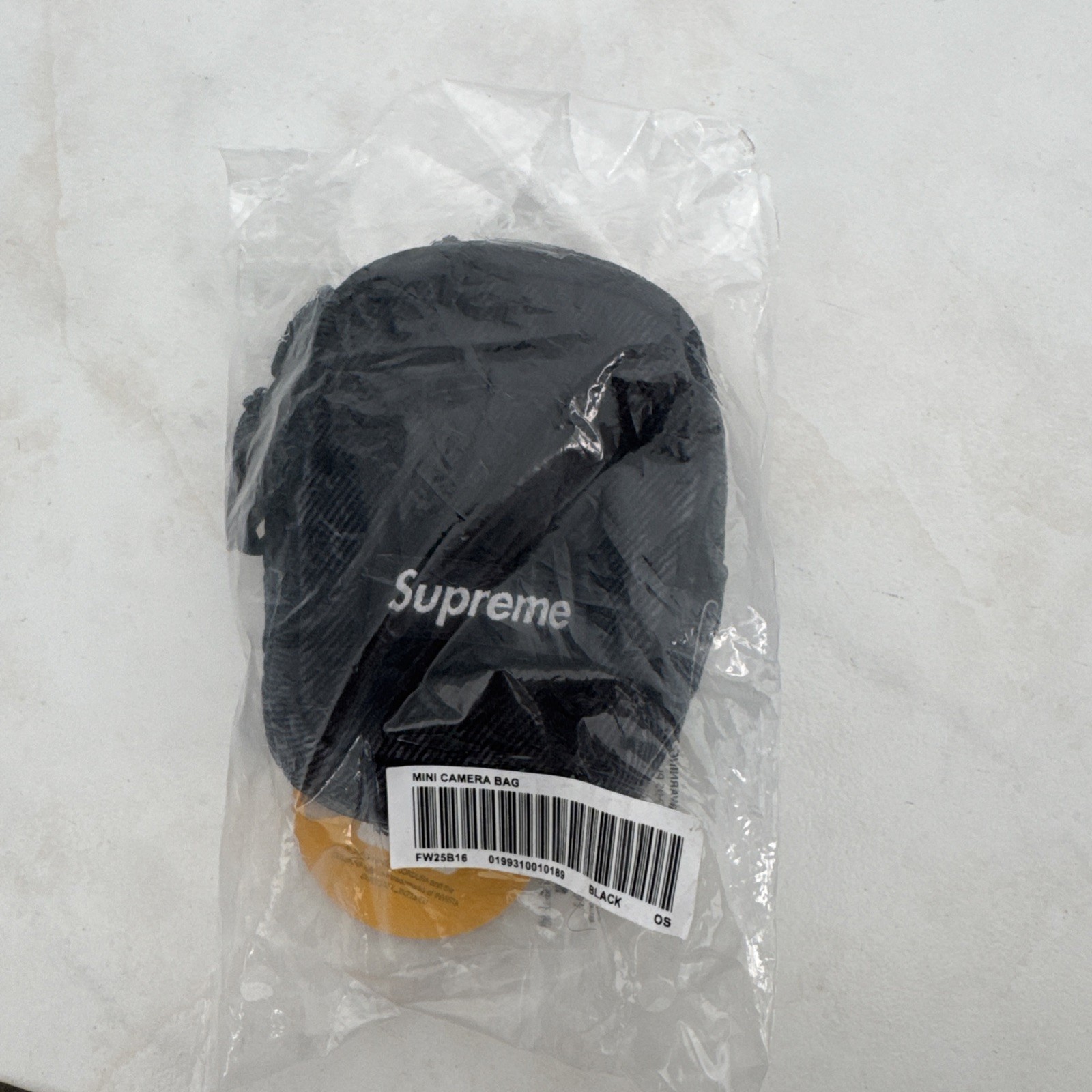 In-Hand Supreme Denim Mini Utility Bag FW25 Black Size: One Size