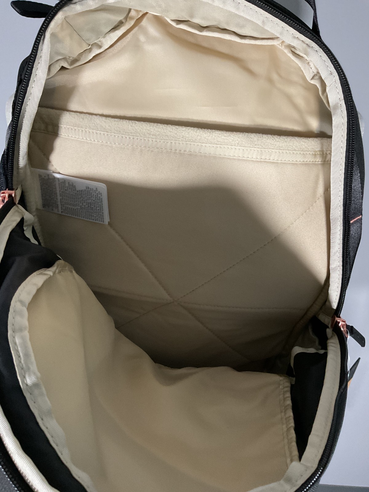The North Face Isabella 3.0 Black/Light Heather Backpack NWT