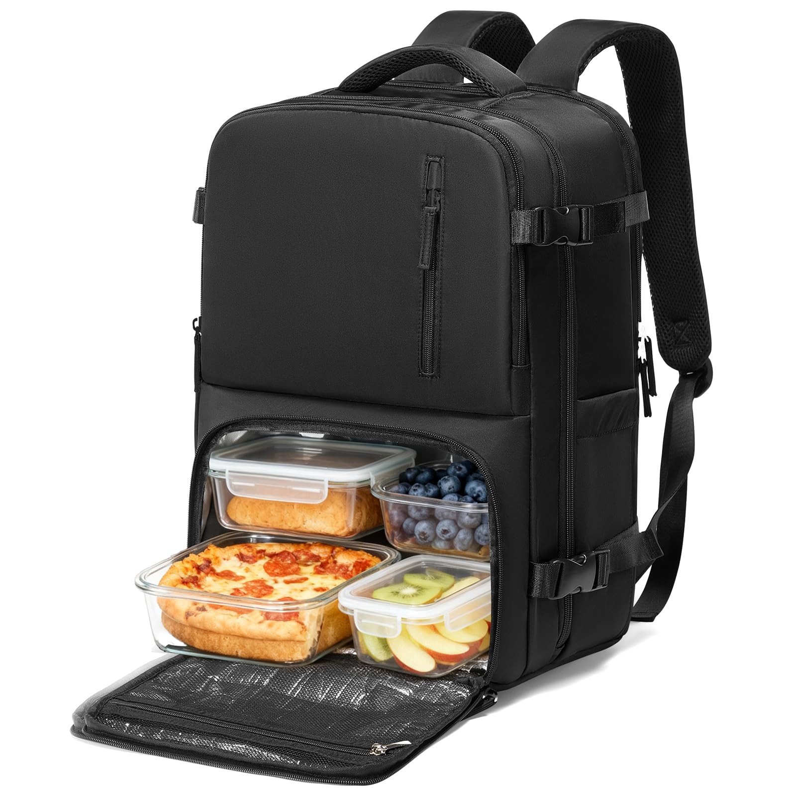Lunch Backpack with Insulated Cooler Compartment 11.8×8.6×6.6in – Water