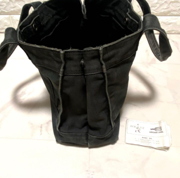 Yoshida Porter SMOKY Tote Bag S Black Made in Japan